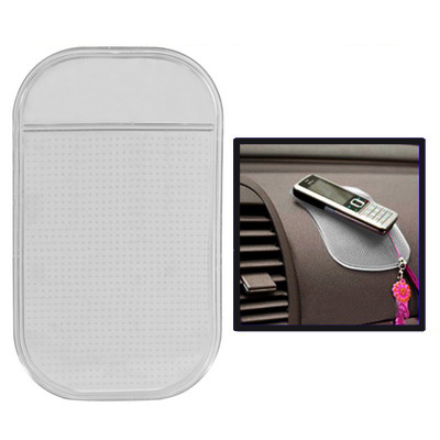 Car Anti-Slip Mat Super Sticky Pad for Phone / GPS/ MP4/ MP3 (Transparent)